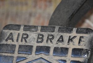 An air brake that shows the advancements in air brake couplings and their impact on safety.